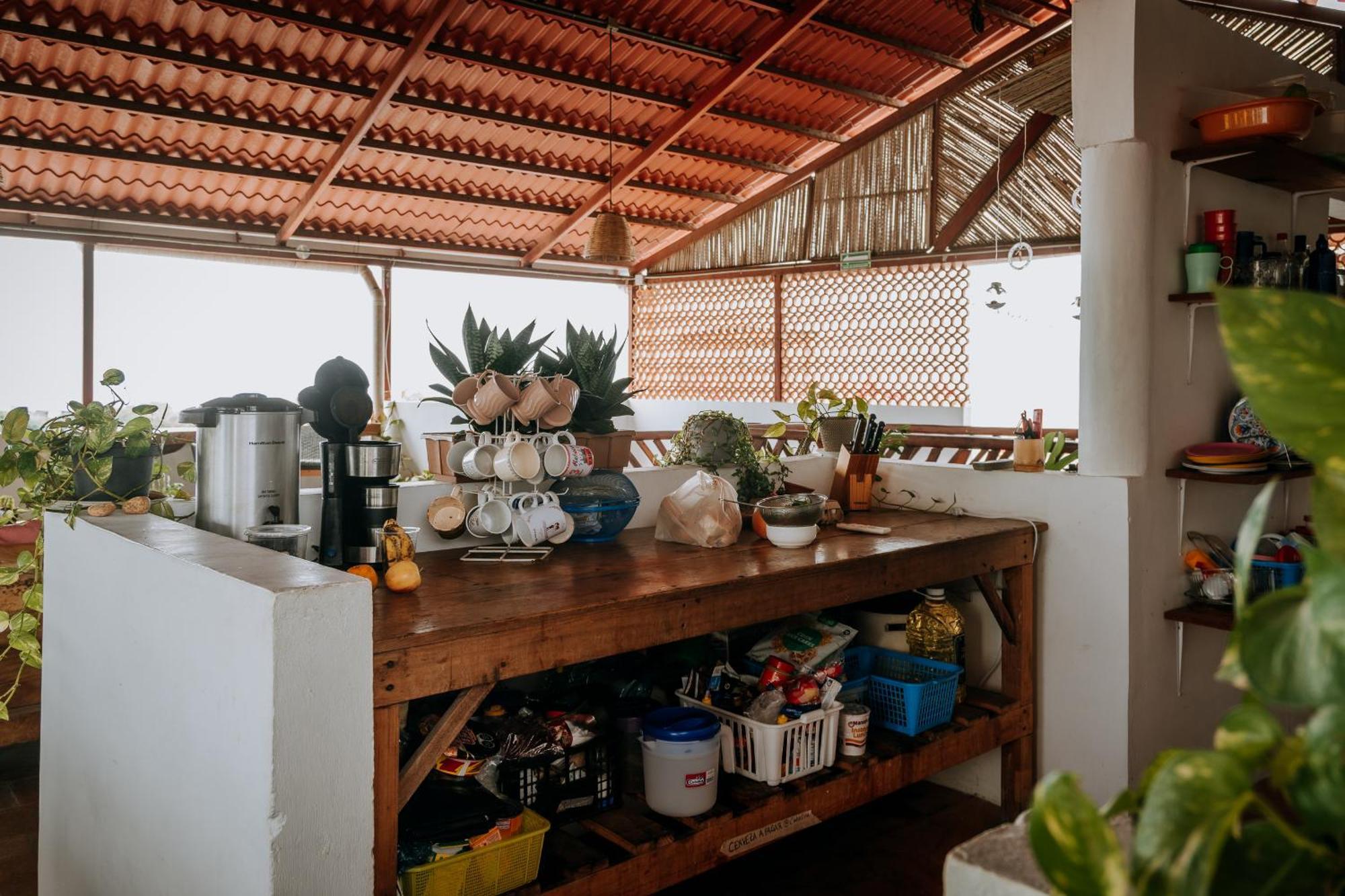 Terraza Puerto Hostel Puerto Escondido  Bagian luar foto